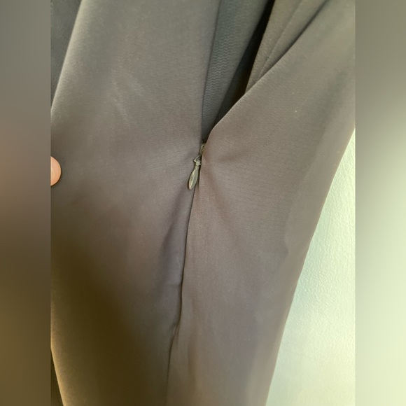 AllSaints - Aures Front Lace up Khaki Wrap Mini Dress - Picture 7 of 7